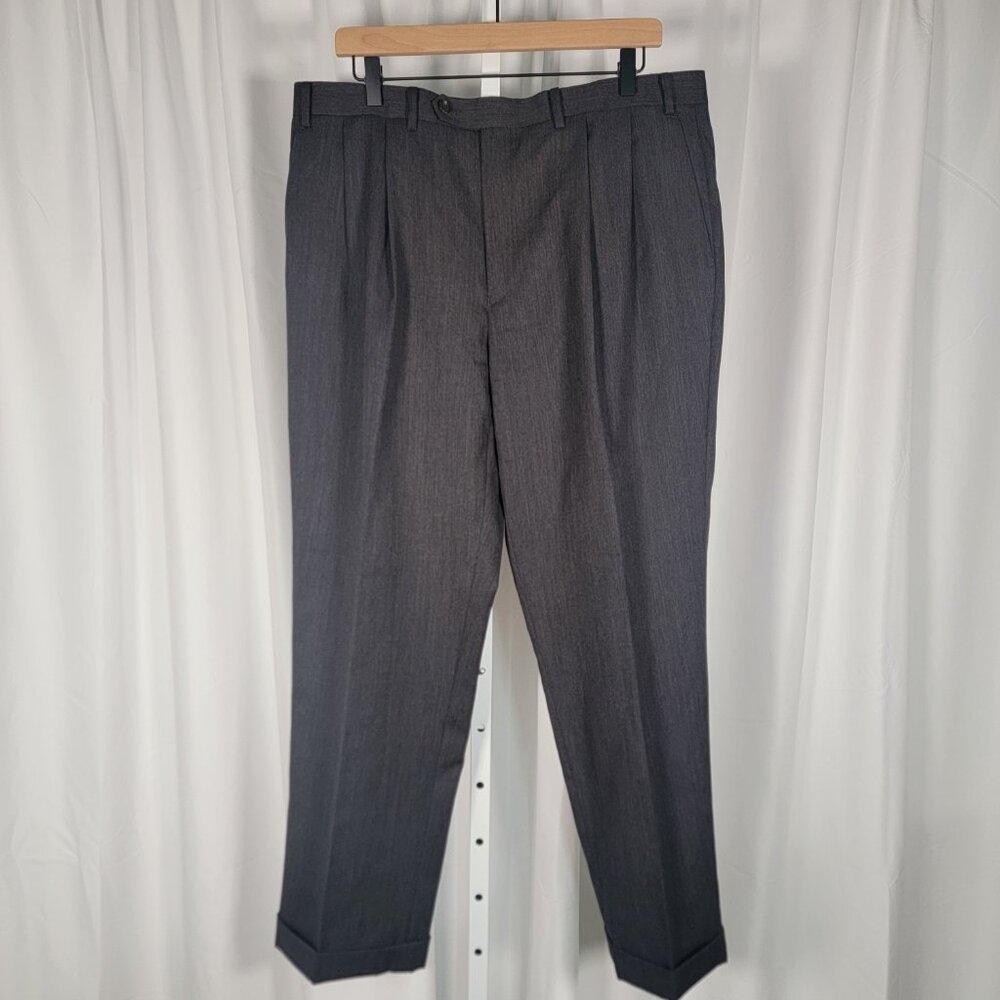 Lauren Ralph Lauren Wool Dress Pants Men's 38x30* Gray Straight Leg